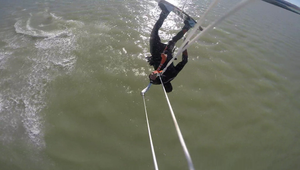 Freestyle Kiting and Kitesurfing Video Clip of Shred Kiteboarding's Owner/Kiteboarder